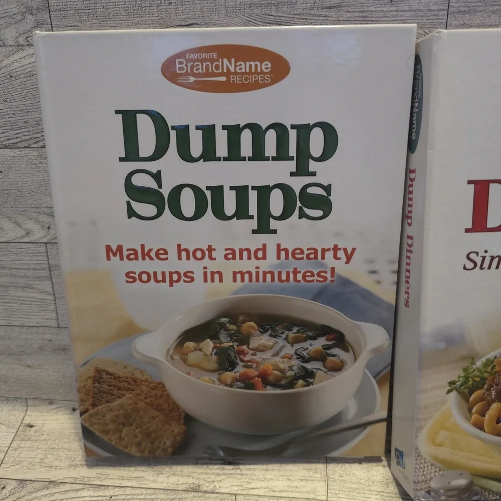 Dump Soups And Dump Dinners 2014 Lot Of 2 Cookbooks Favorite Brand Name Recipes